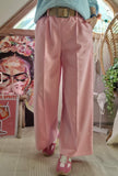 Pantalon avec ceinture Noa rose