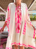 Robe poncho fushia Jaipur