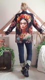 Veste velours Carmen