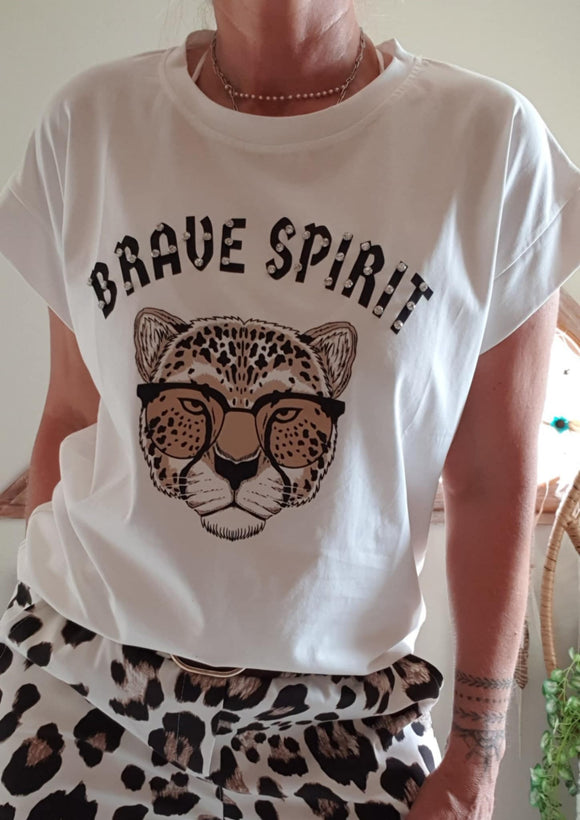 Tee-shirt Brave Spirit blanc