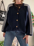 Gilet Sandy  marine du 38 au 52