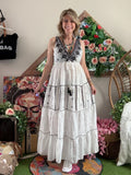 Robe Elena blanche/noire