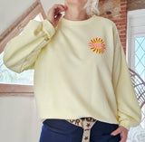 Sweat St Tropez jaune