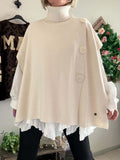 Pull/poncho Esmée écru du 36 au 52