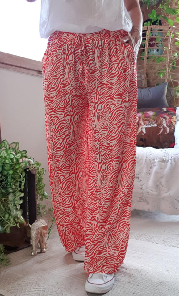 Pantalon Holly rouge
