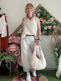 Sac crochet blanc