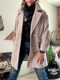 Manteau BLAIR beige du 36 au 42