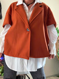 Veste Mila terracotta du 36 au 46