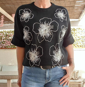 Pull noir Mathilde