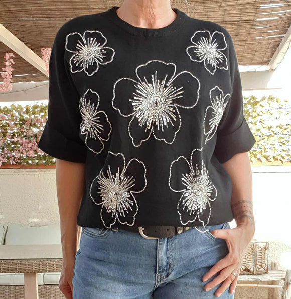 Pull noir Mathilde