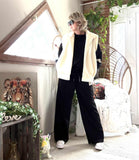 Veste sans manches blanche