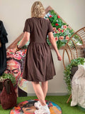 Robe Savana  chocolat