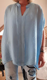 Blouse bleu ciel Tiffany