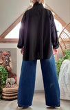 Chemise noire Sophia