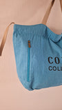 Grand sac fourre-tout Coveri bleu n2