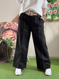 Pantalon avec ceinture noir