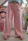 Pantalon avec ceinture Noa rose