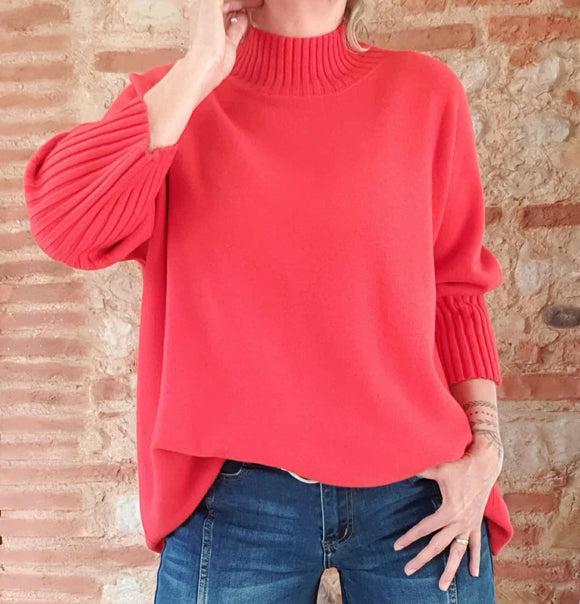 Pull Basic rouge