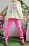 Sweat Peace jaune