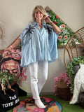 Blouse Sunset bleu ciel