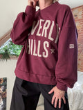 Sweat Beverly Hills bordeaux du 36 au 46