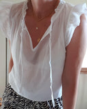 Blouse  Pauline blanc