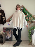 Pull/poncho Esmée écru du 36 au 52