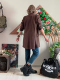 Veste longue MJ chocolat du 36 au 42/44