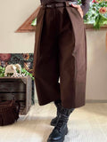 Pantalon Nash Chocolat avec ceinture du 36 au 44