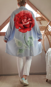 Chemise Oversize fleur