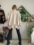 Pull/poncho Esmée beige chiné du 36 au 52
