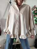 Chemise Faustine beige du 36 au 46