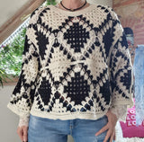 Haut crochet noir