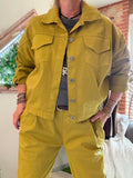 Veste City mourtarde du 38 au 48