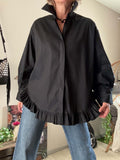 Chemise Faustine noire du 36 au 46