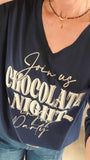 Haut Chocolate bleu