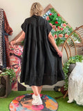 Robe Cécile noire du 38 au 52
