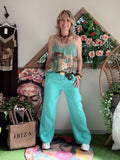 Top Provence turquoise aspect brillant