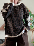 Sweat Léo Star choco du 36 au 44