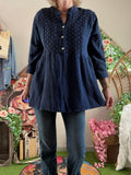Blouse Josephine bleu marine