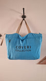 Grand sac fourre-tout Coveri bleu n2