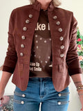 Veste Victoria Chocolat du 36 au 42