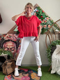 Haut Havane couleur rouge