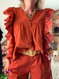 Blouse Tapia couleur Terracotta