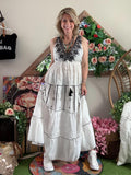 Robe Elena blanche/noire
