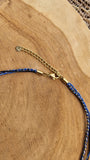 Collier Gaudy bleu