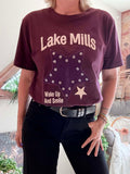 Tee-shirt Lake Mills bordeaux du 36 au 42