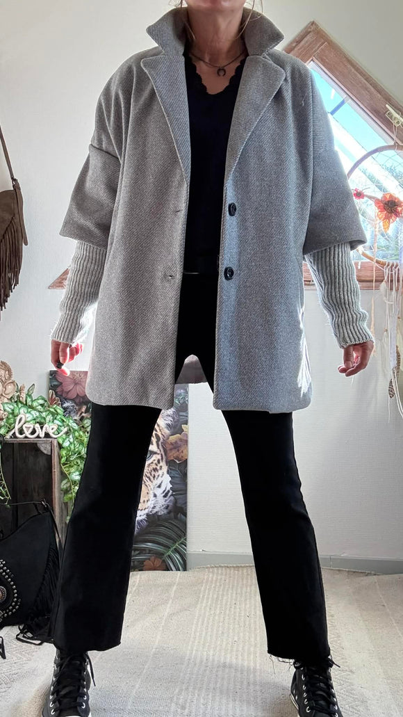 Manteau Gaston gris