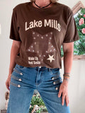 Tee-shirt Lake Mills Chocolat du 36 au 42