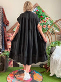 Robe Cécile noire du 38 au 52